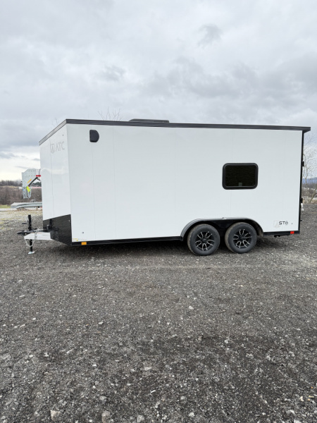 New NEW 2025 ATC 7.5 x 16 "Sto 450 LifeTrac" Aluminum Trailer