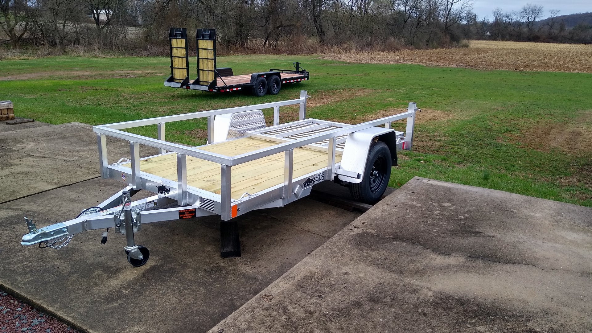 New 2025 Black Rhino EXS510 Utility Trailer