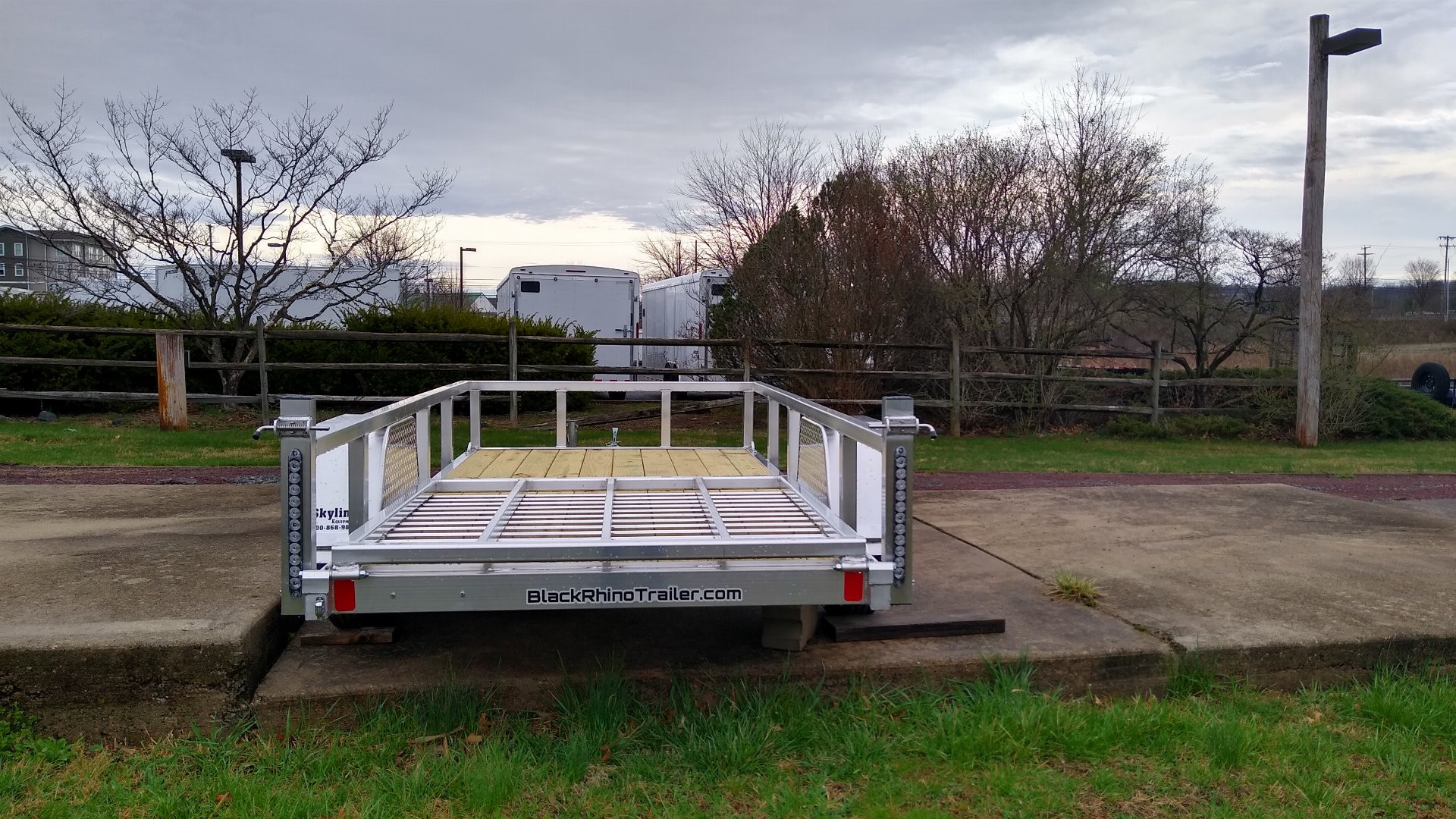 New 2025 Black Rhino EXS510 Utility Trailer