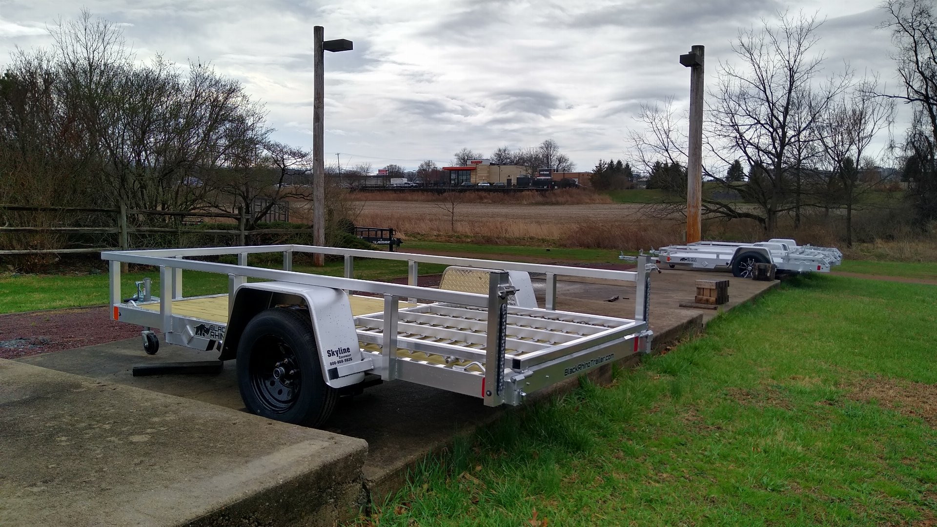 New 2025 Black Rhino EXS510 Utility Trailer