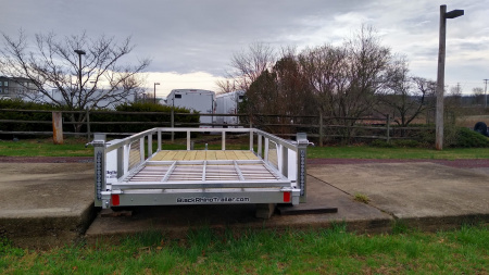 New 2025 Black Rhino EXS510 Utility Trailer