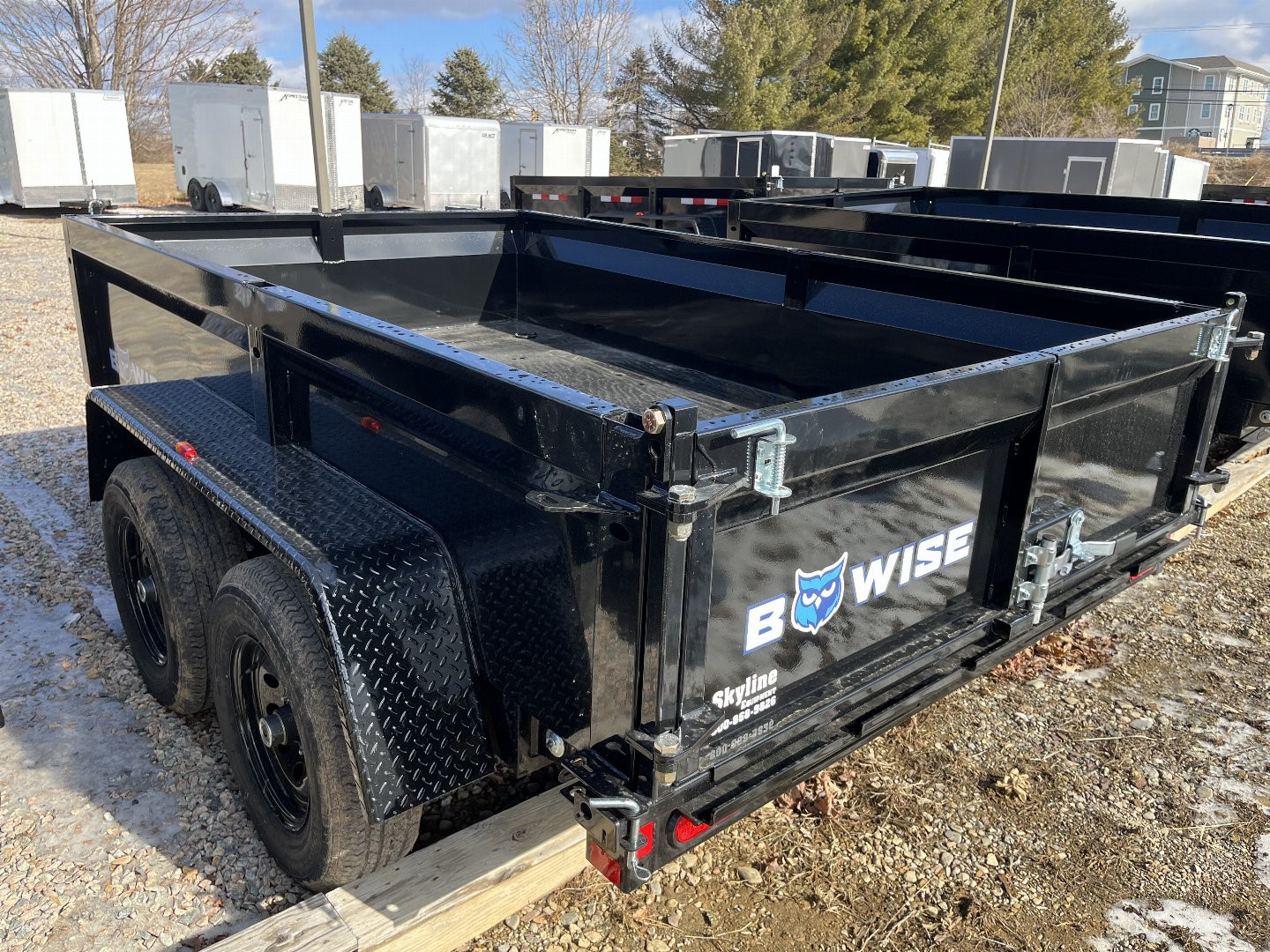 New 2025 BWISE DT610LP-LE-10 Dump Trailer Dump Trailer