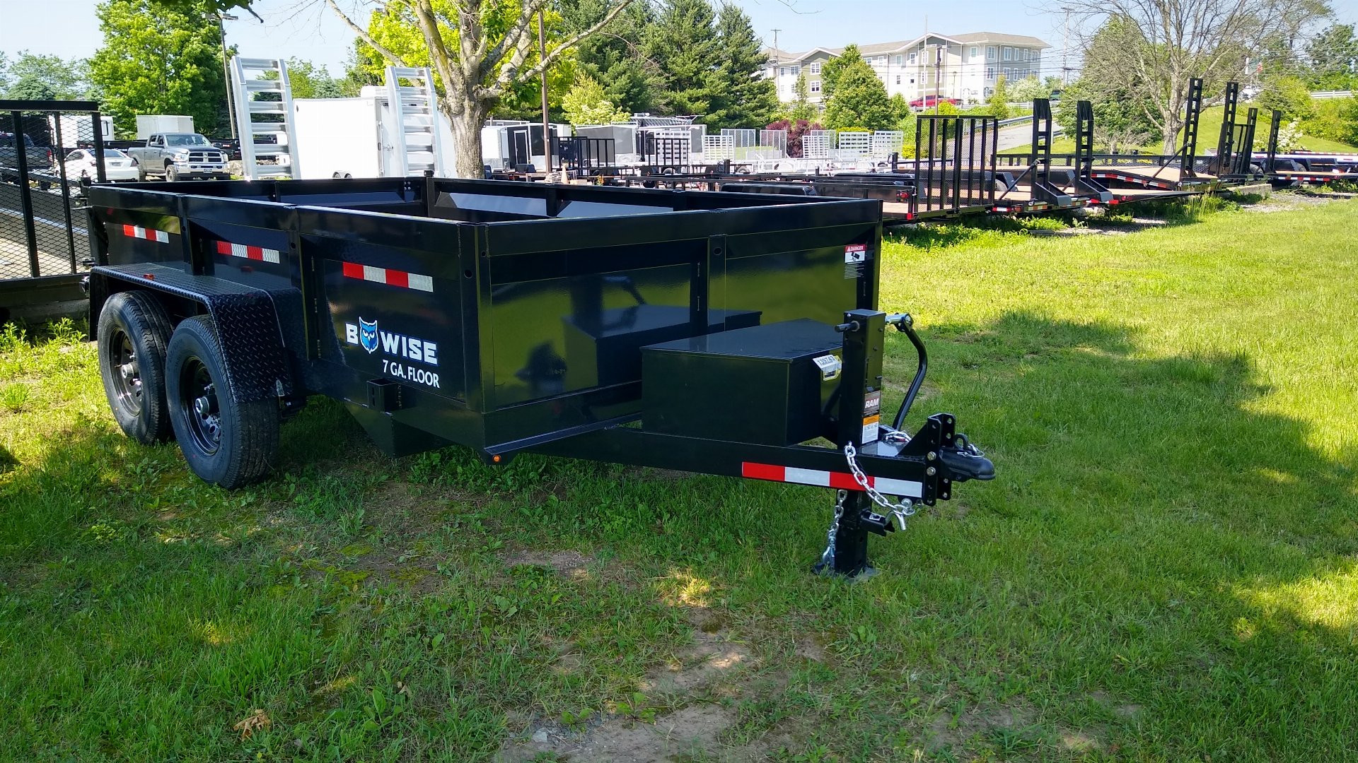 New 2026 BWISE DT712LP-LE-14 Dump Trailer