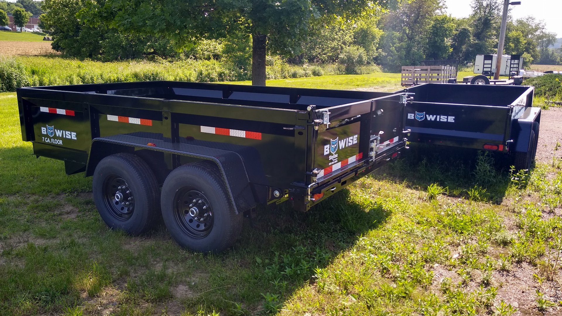 New 2026 BWISE DT712LP-LE-14 Dump Trailer