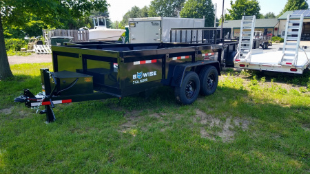 New 2026 BWISE DT712LP-LE-14 Dump Trailer