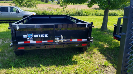 New 2026 BWISE DT712LP-LE-14 Dump Trailer