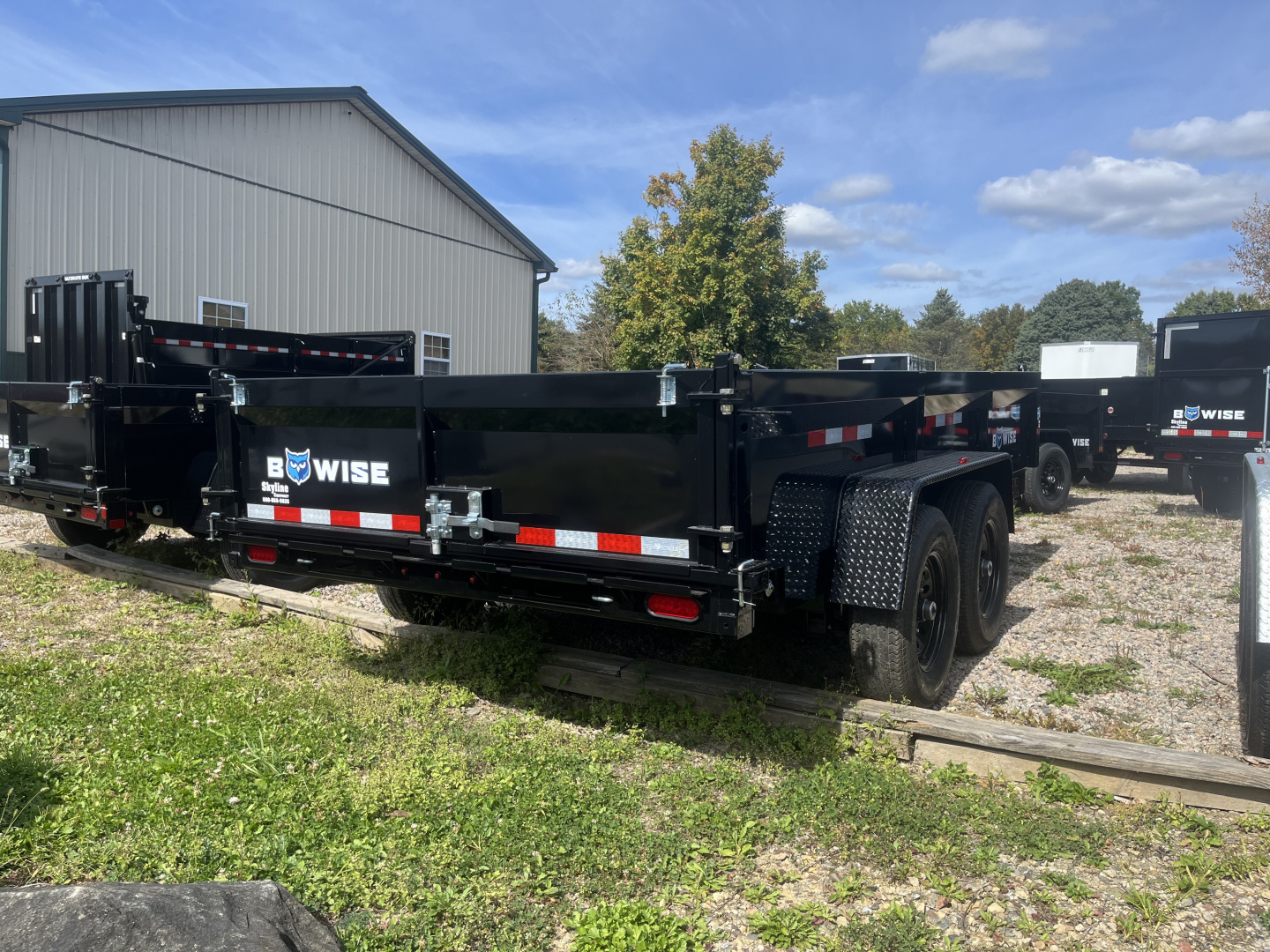 New 2026 BWISE DT714LP-LE-14 Dump Trailer Dump Trailer