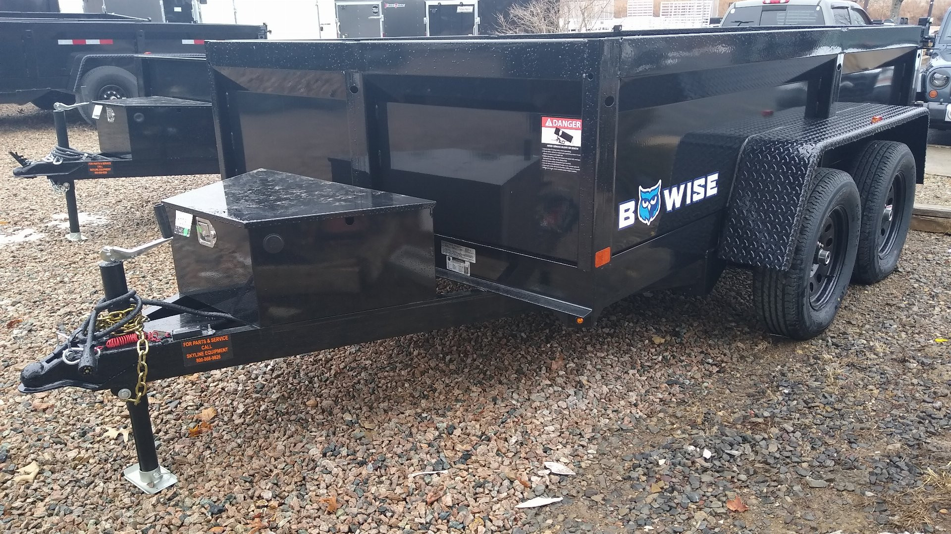 New 2025 BWISE DT610LP-LE-7 Dump Trailer