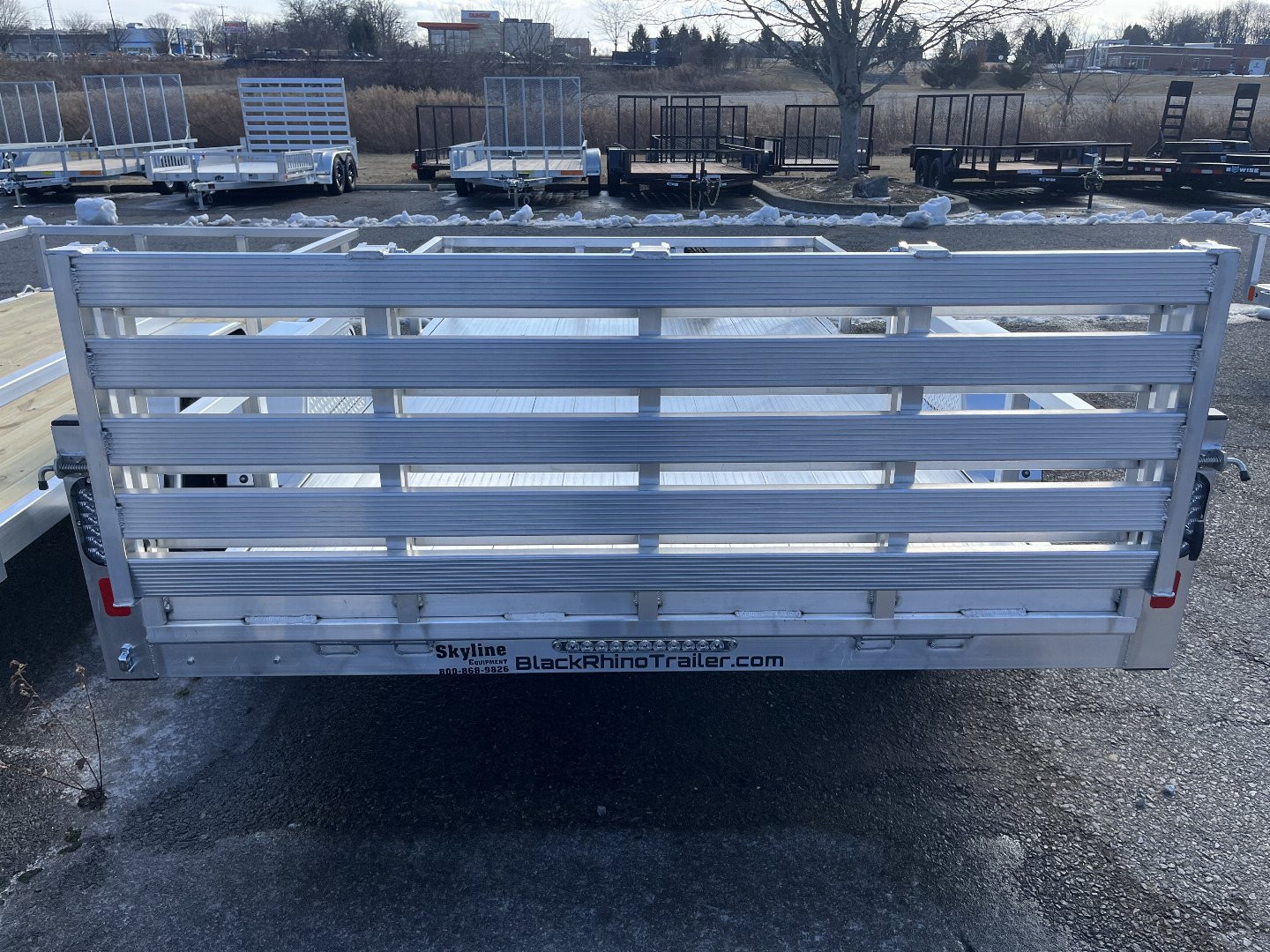 New 2025 Black Rhino LSS712A-3K Utility Trailer