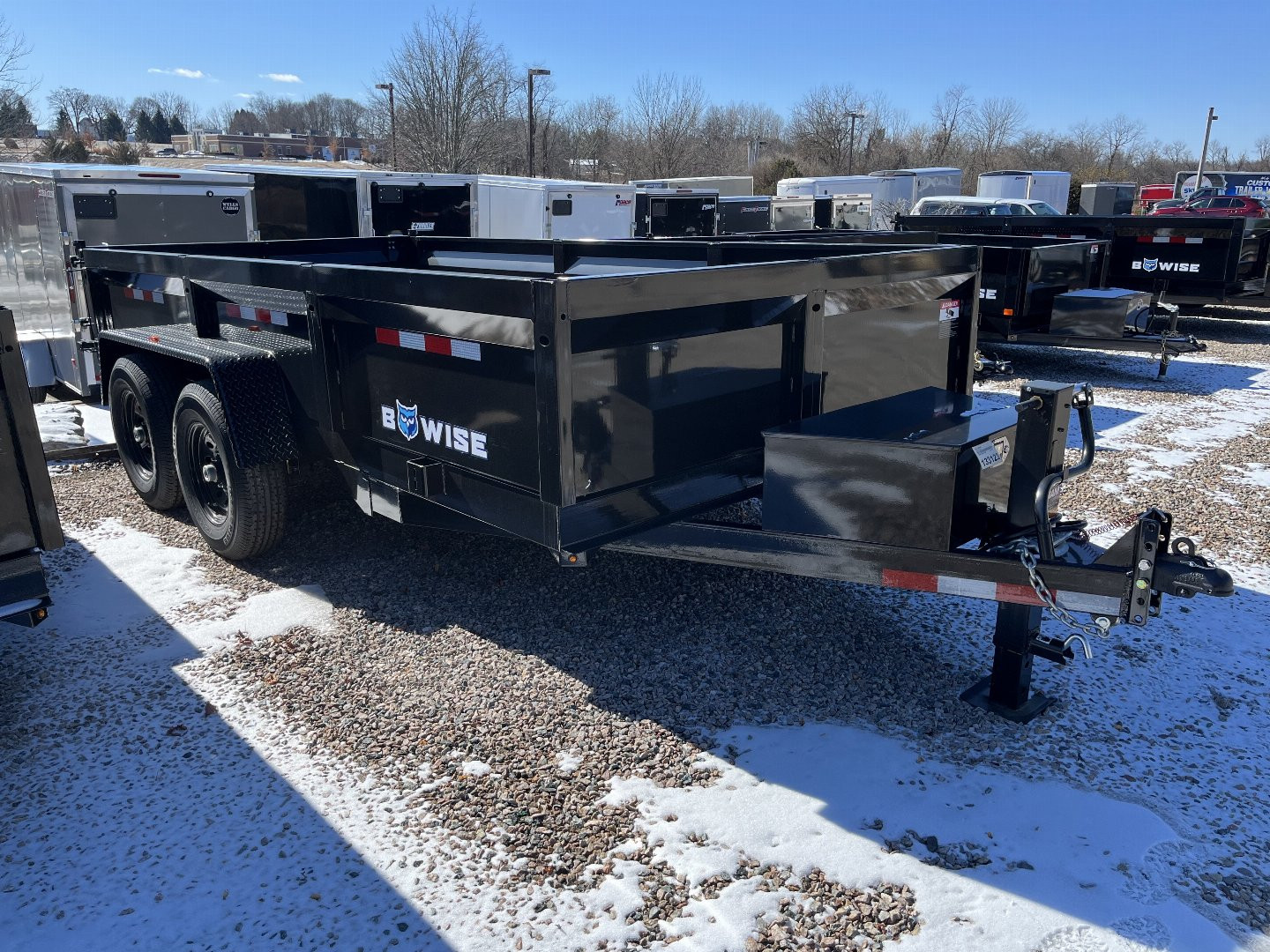 New 2025 BWISE DT714LP-LE-14 Dump Trailer Dump Trailer