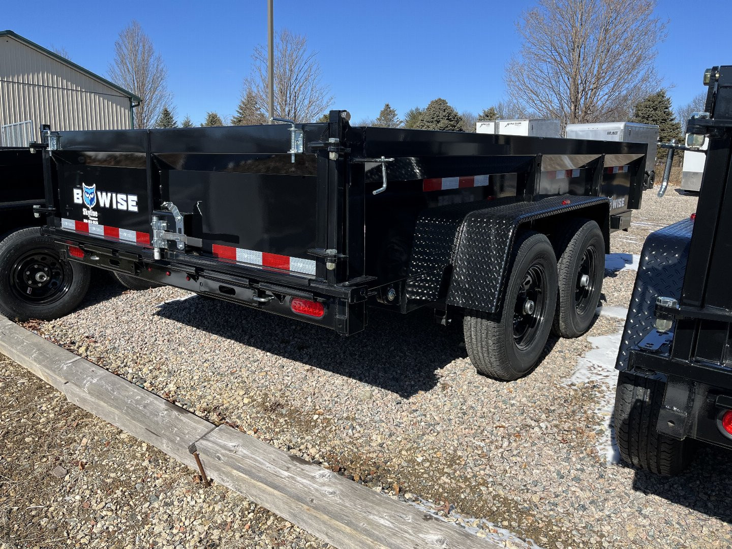 New 2025 BWISE DT714LP-LE-14 Dump Trailer Dump Trailer