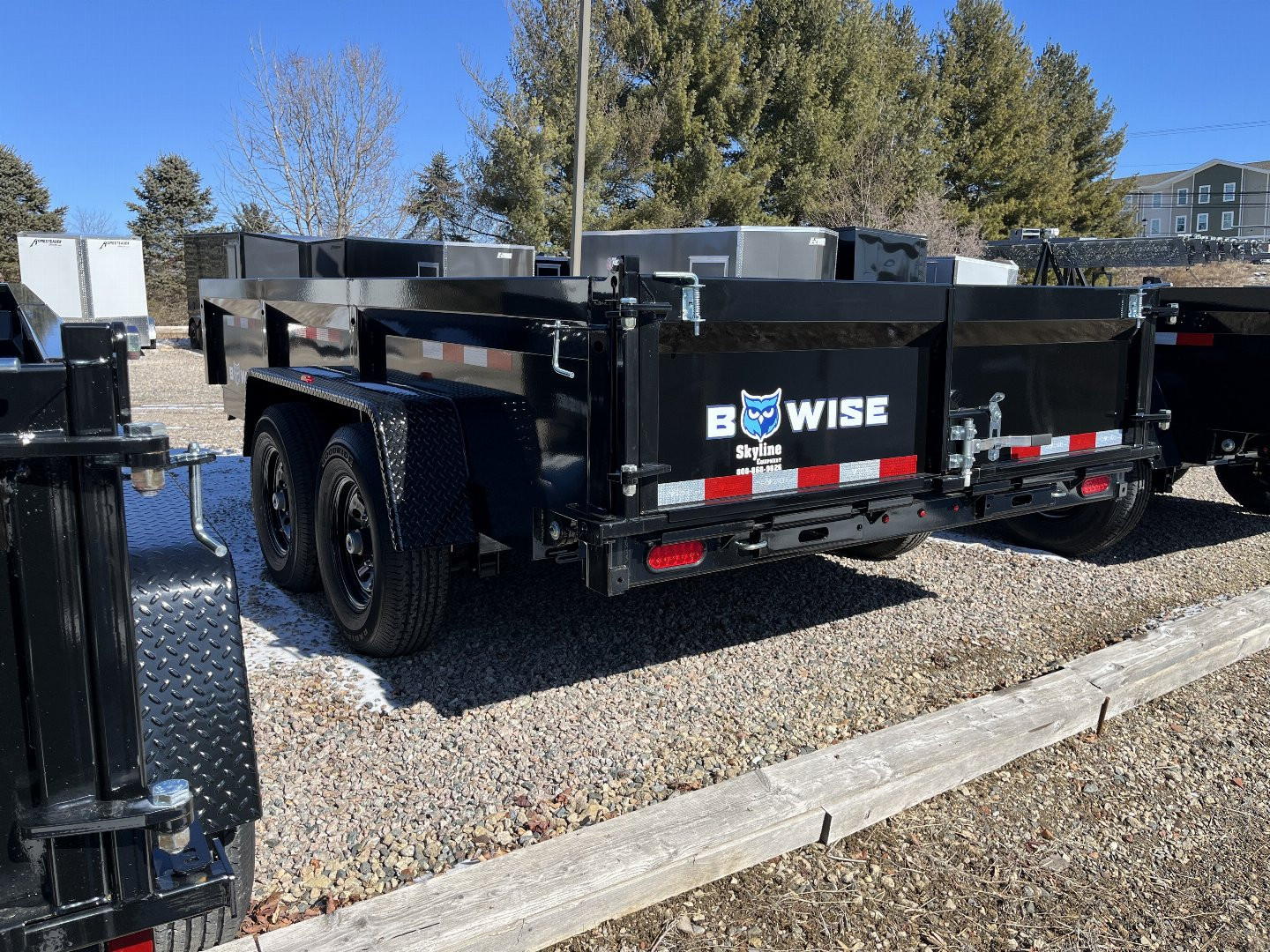 New 2025 BWISE DT714LP-LE-14 Dump Trailer Dump Trailer