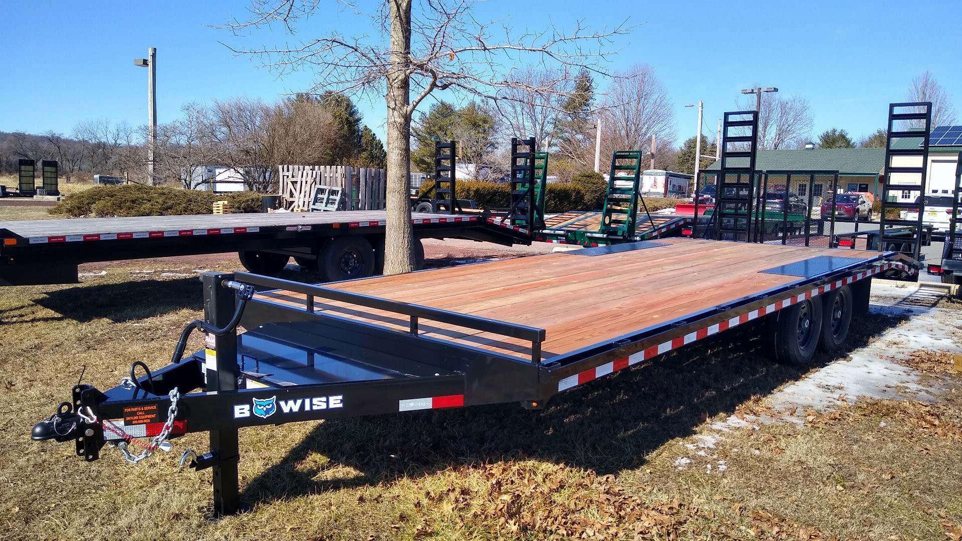 New 2025 BWISE EH824-14 Equipment Trailer