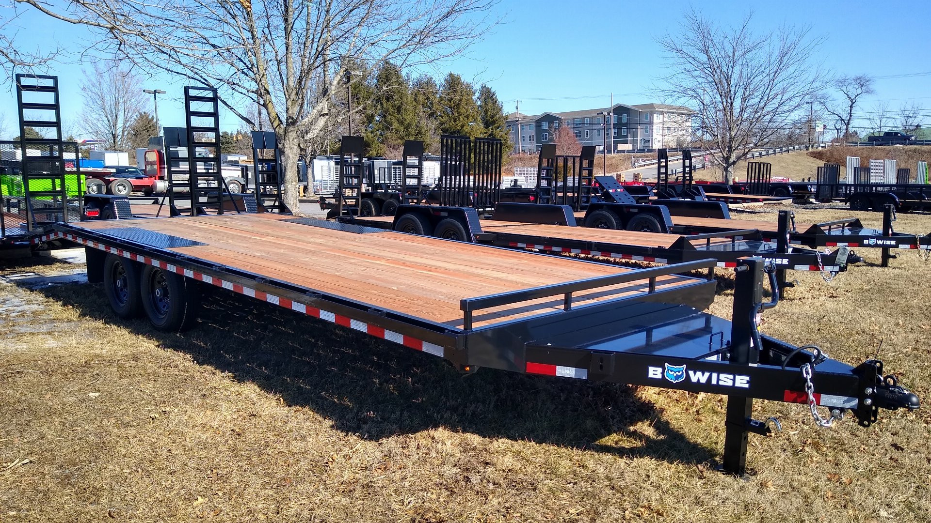 New 2025 BWISE EH824-14 Equipment Trailer