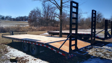 New 2025 BWISE EH824-14 Equipment Trailer