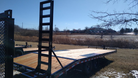 New 2025 BWISE EH824-14 Equipment Trailer