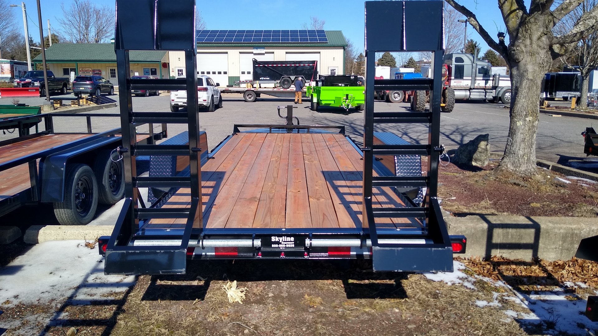 New 2025 BWISE EH18-14HD Equipment Trailer