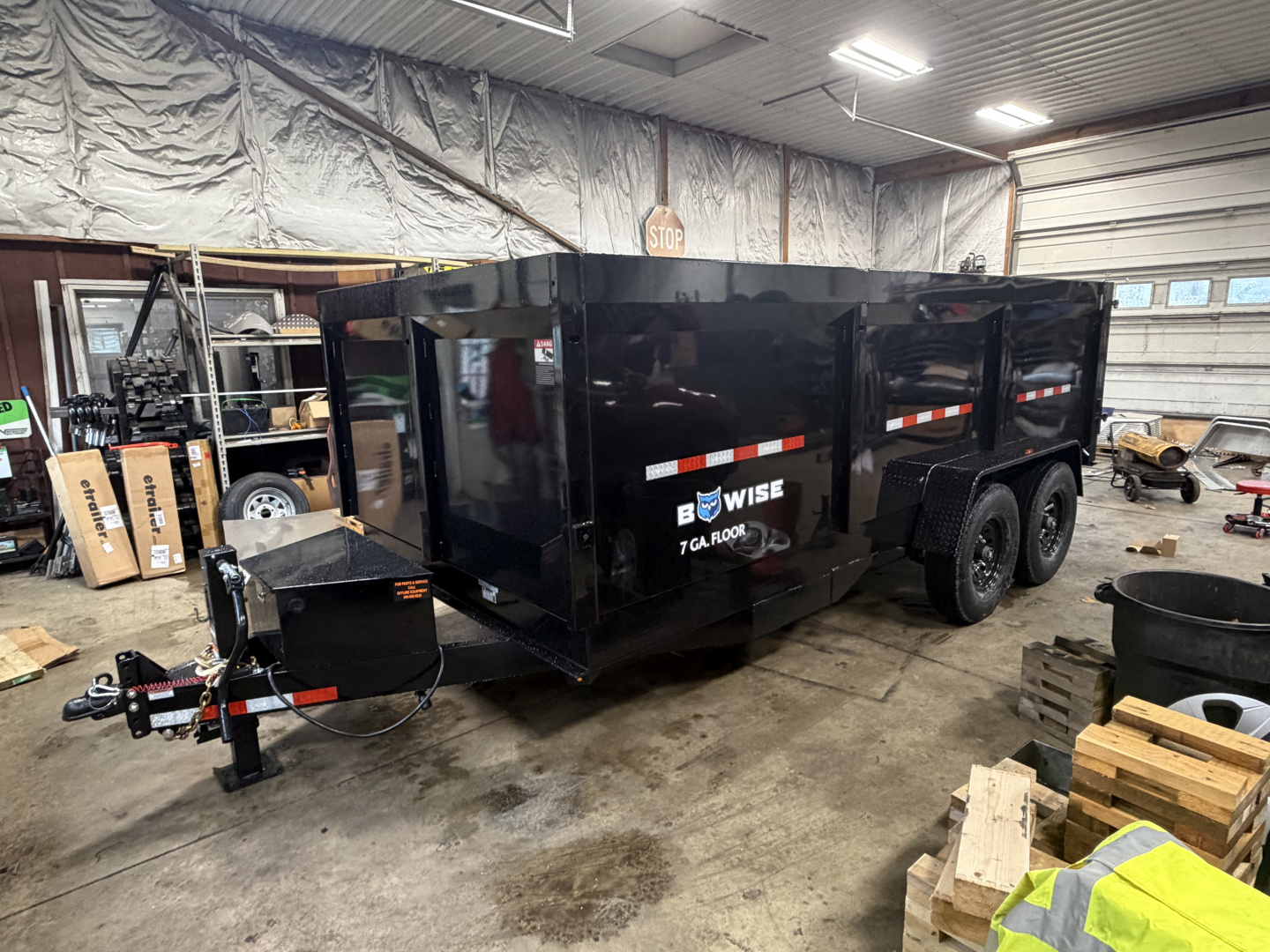 New 2026 BWISE DT716LP-LE-16H Dump Trailer