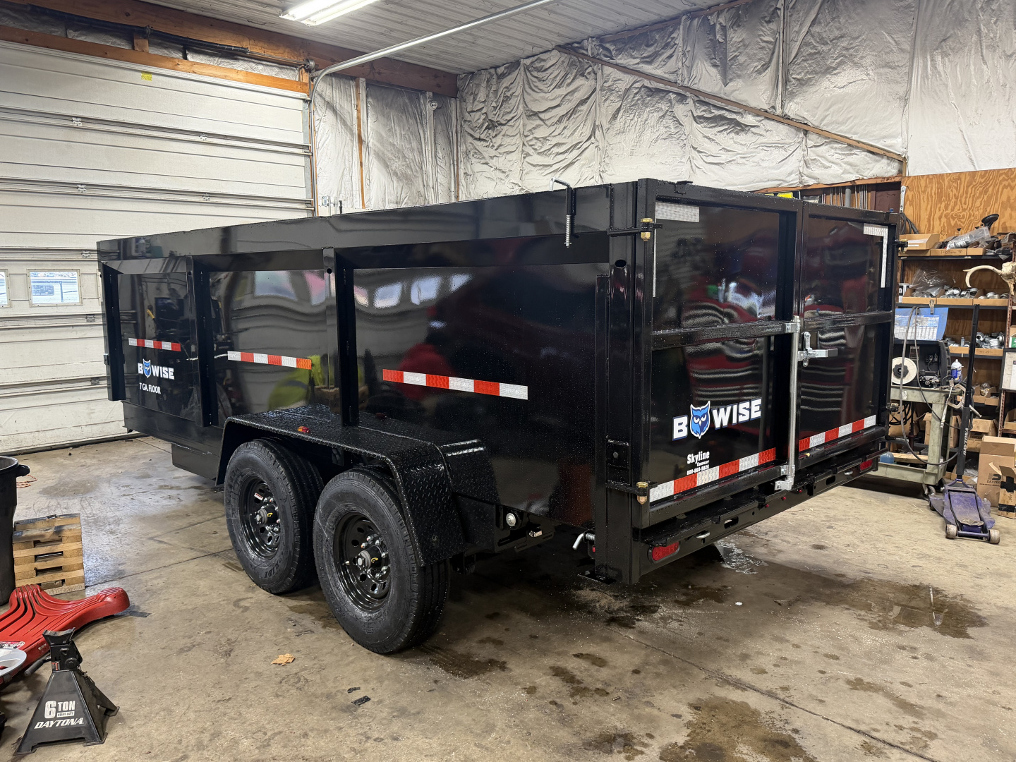 New 2026 BWISE DT716LP-LE-16H Dump Trailer