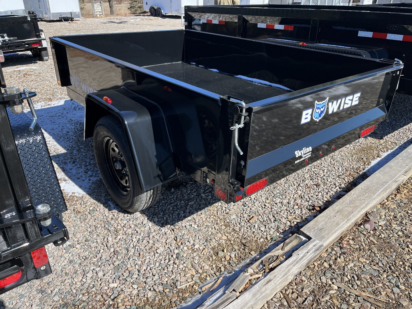 New 2024 Bwise DTR508LP-3 Dump Trailer