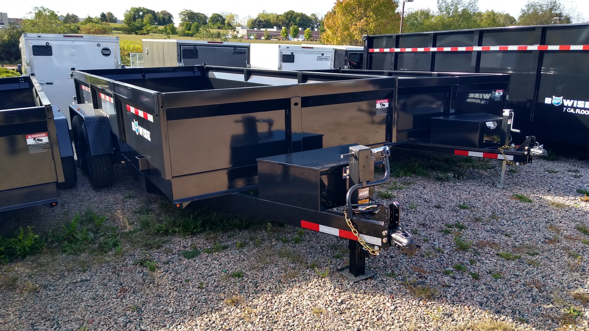 New 2026 BWISE DT716LP-LE-16 Dump Trailer