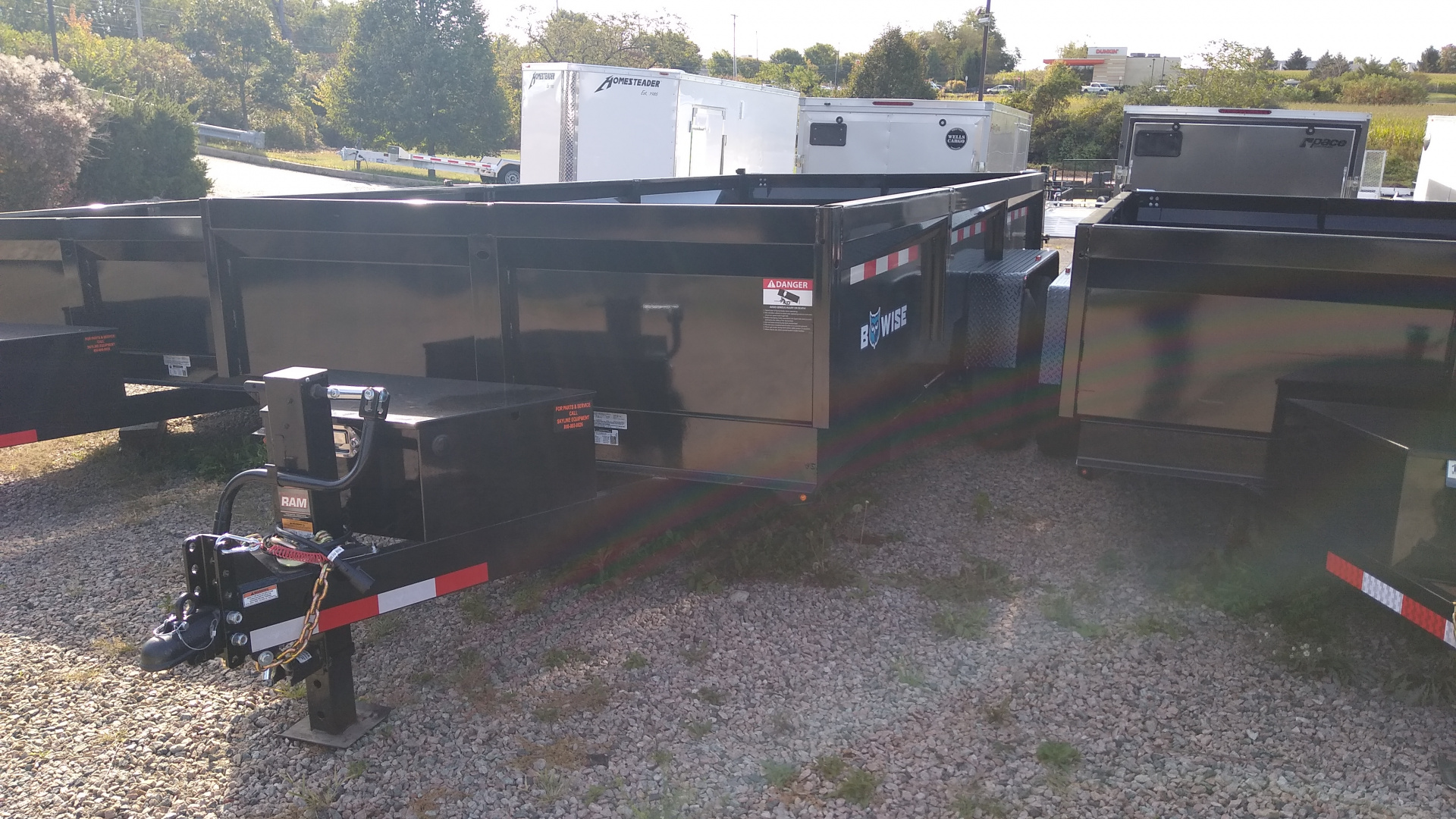 New 2026 BWISE DT716LP-LE-16 Dump Trailer