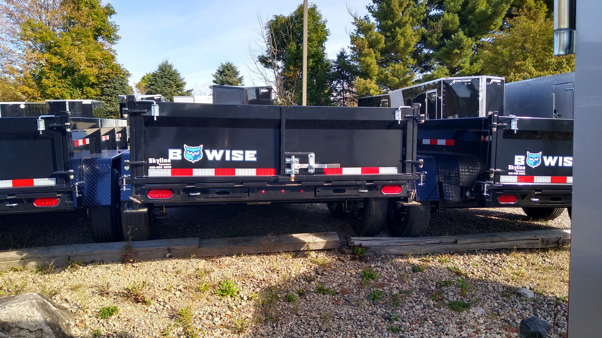 New 2026 BWISE DT716LP-LE-16 Dump Trailer