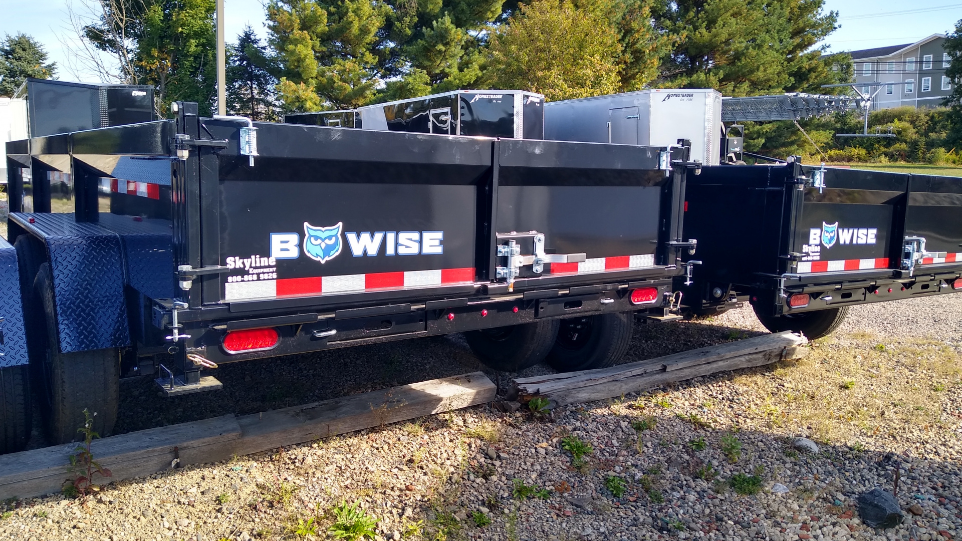 New 2026 BWISE DT716LP-LE-16 Dump Trailer