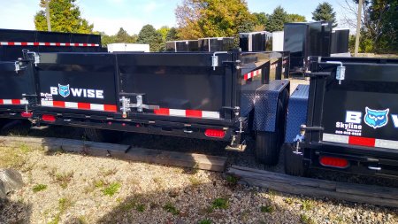 New 2026 BWISE DT716LP-LE-16 Dump Trailer
