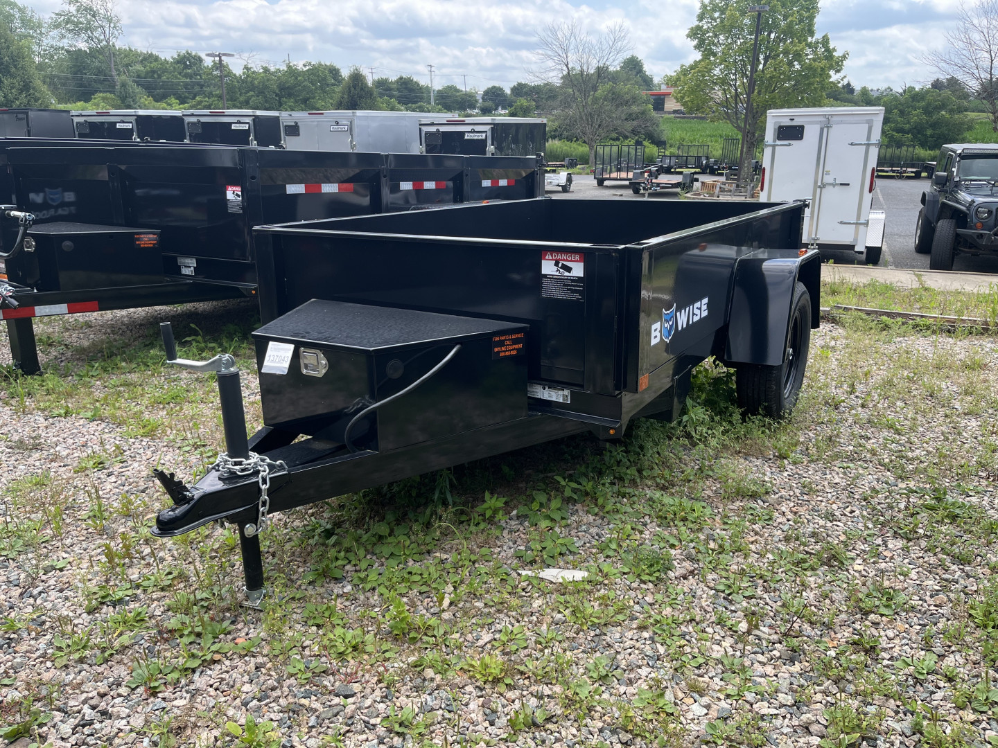 New 2025 BWISE DTR508LP-3 Dump Trailer
