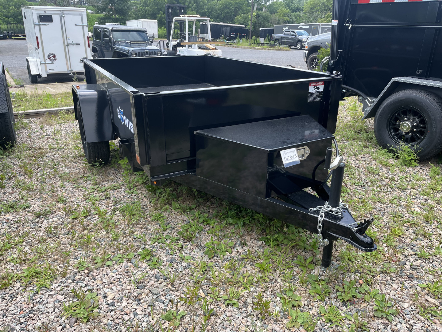 New 2025 BWISE DTR508LP-3 Dump Trailer