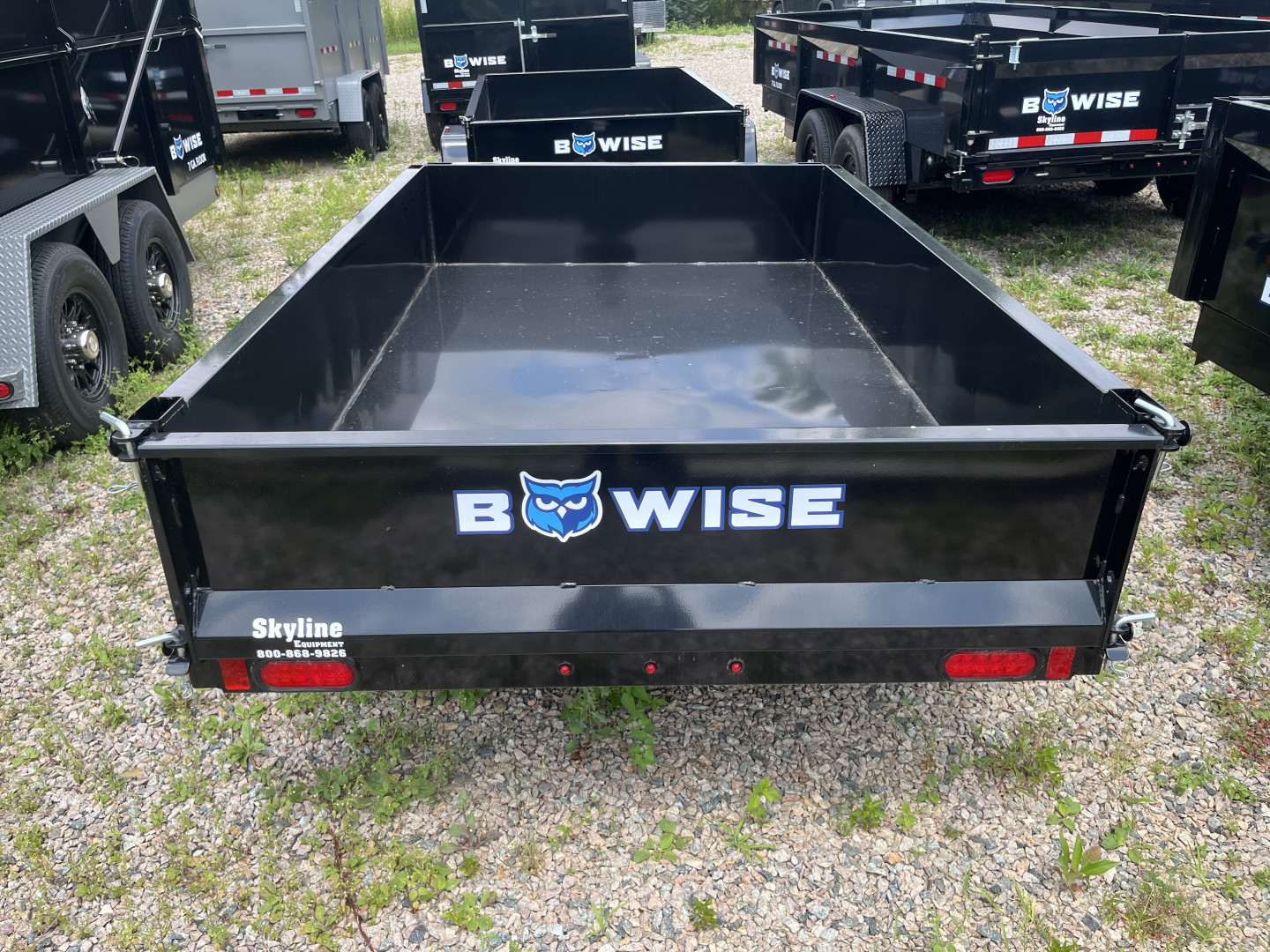 New 2025 BWISE DTR508LP-3 Dump Trailer