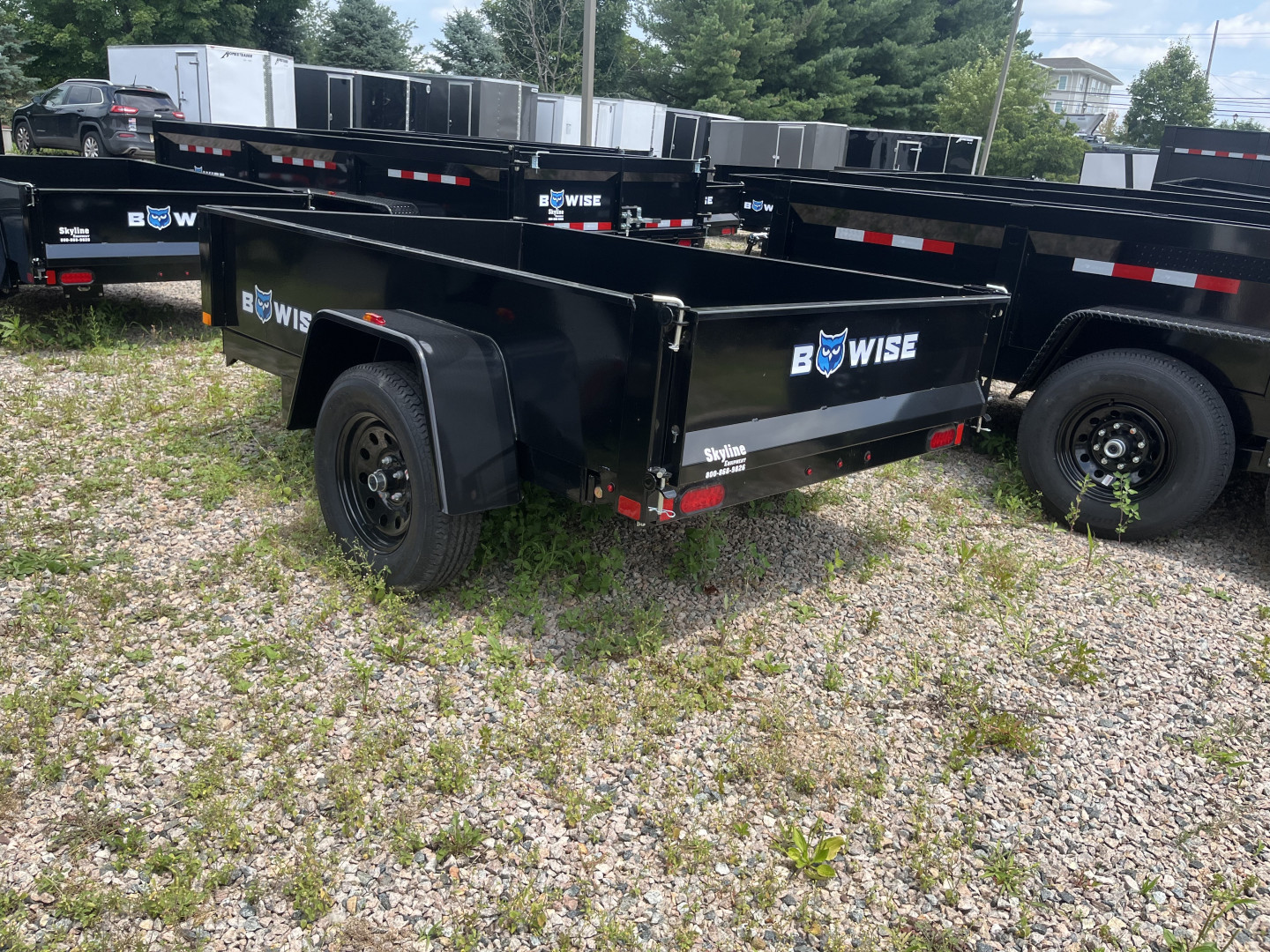 New 2025 BWISE DTR508LP-3 Dump Trailer
