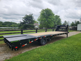 New 2025 Load Trail 14K 102"x25' Single Wheel Low-Pro Gooseneck