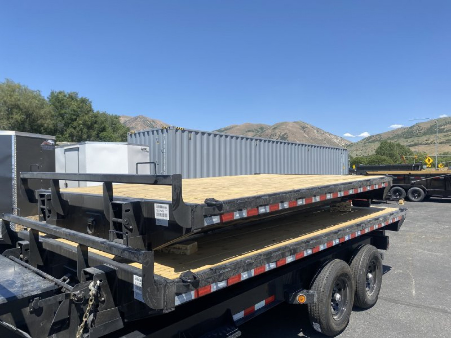 New 2026 Iron Bull Roll Off Flatbed Equipment Trailer