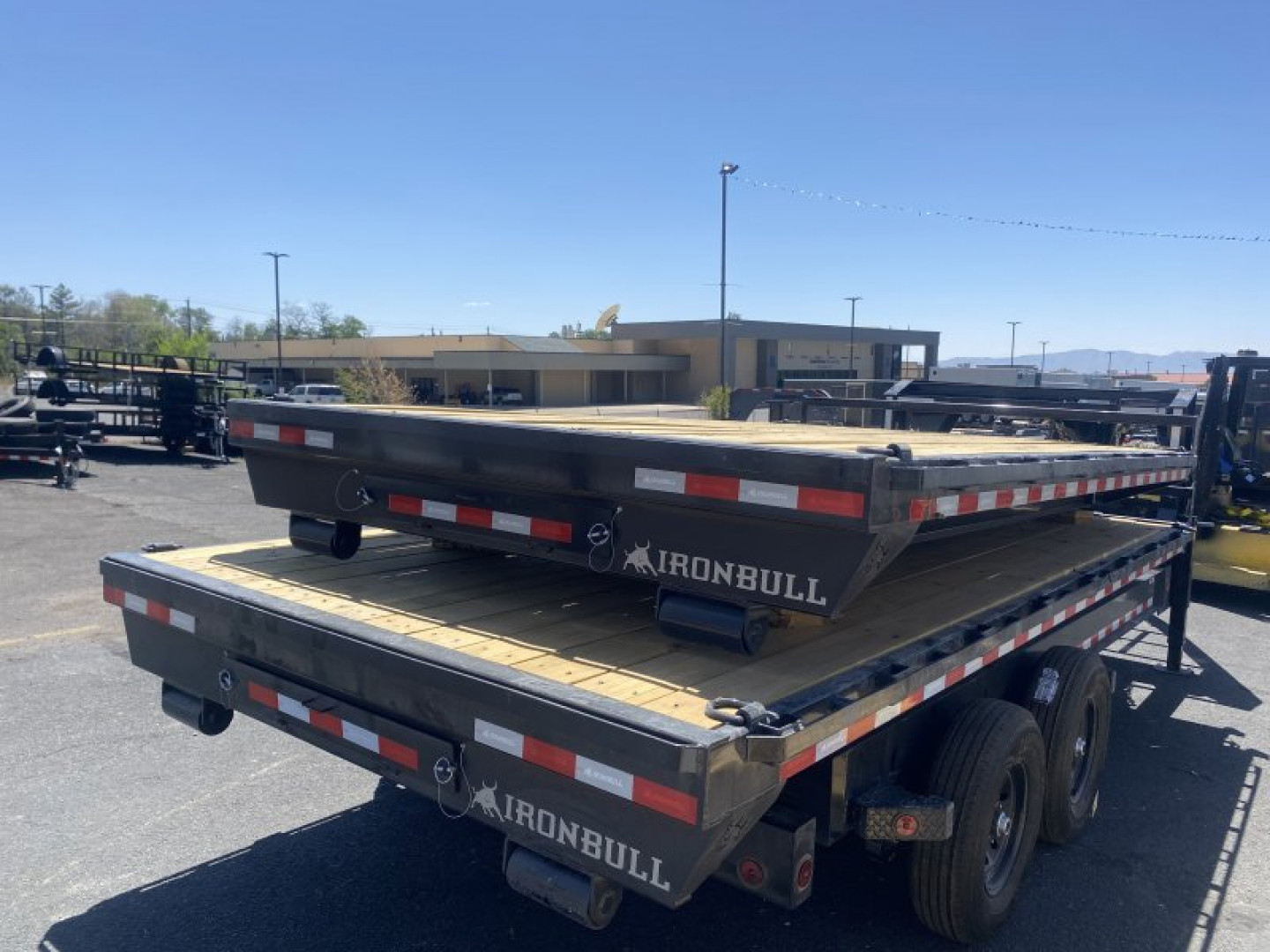 New 2026 Iron Bull Roll Off Flatbed Equipment Trailer