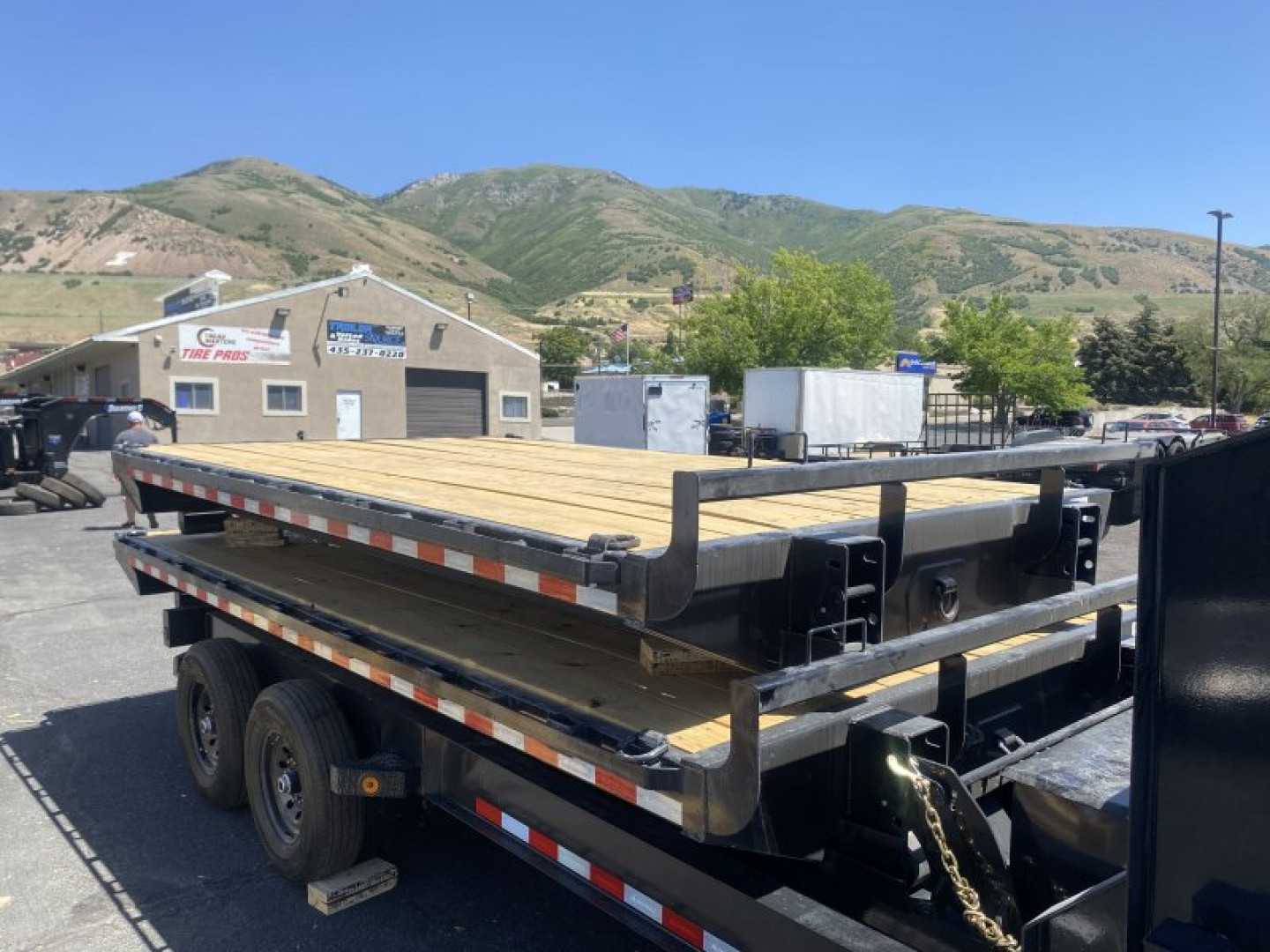 New 2026 Iron Bull Roll Off Flatbed Equipment Trailer