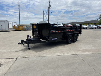 New Sure-Trac 14' Telescopic Dump Trailer
