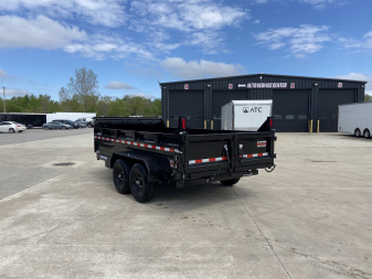 New Sure-Trac 14' Telescopic Dump Trailer