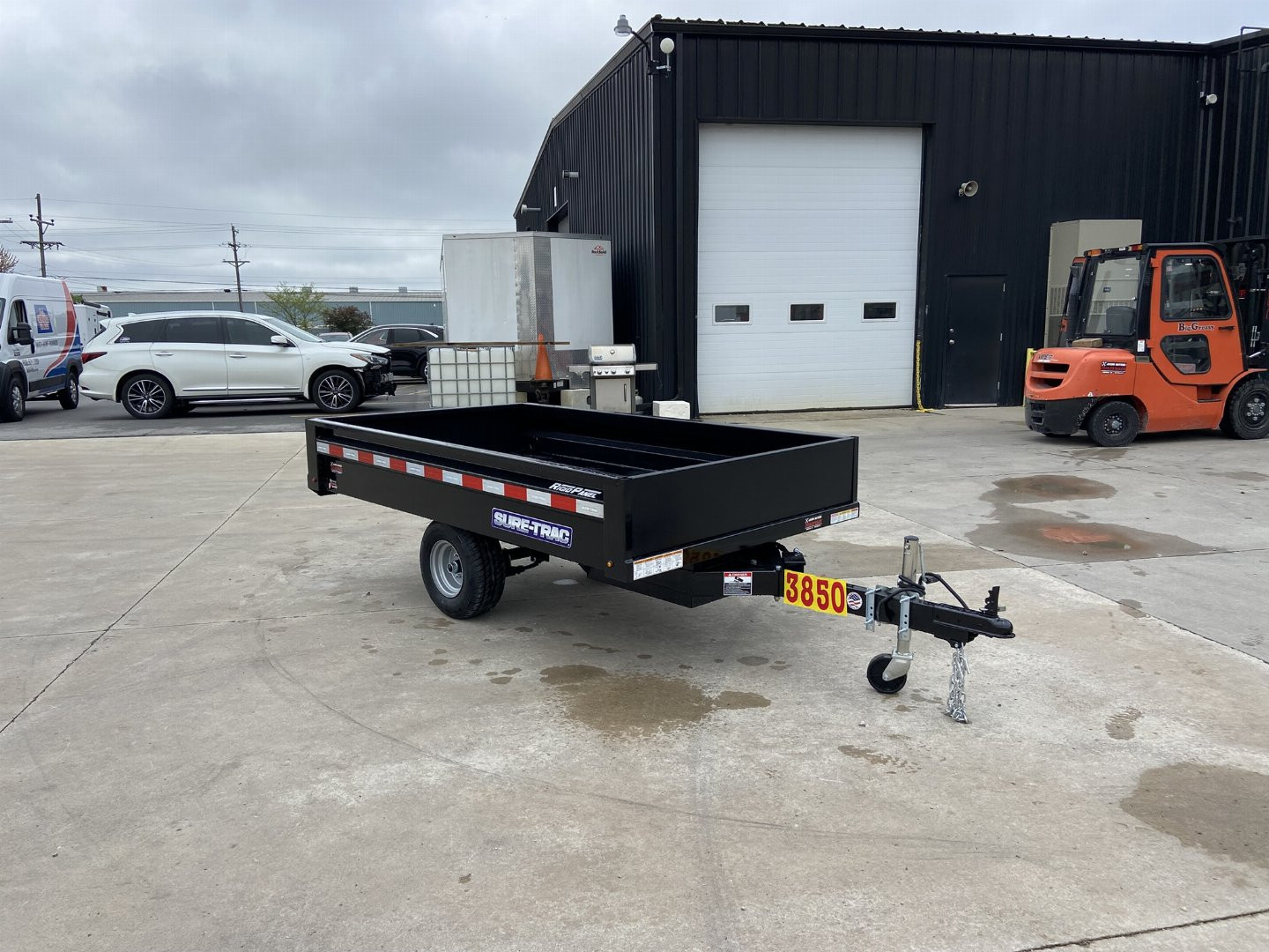 New Sure-Trac 8' Utility Dump Trailer