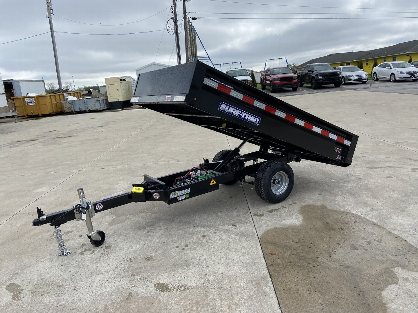 New Sure-Trac 8' Utility Dump Trailer