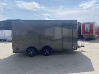 New United UJ 16' V-Nose Enclosed Cargo Trailer