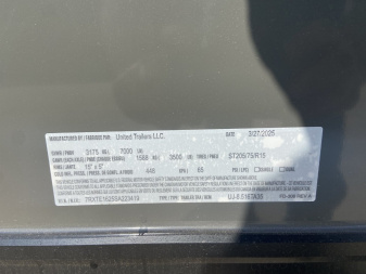 New United UJ 16' V-Nose Enclosed Cargo Trailer