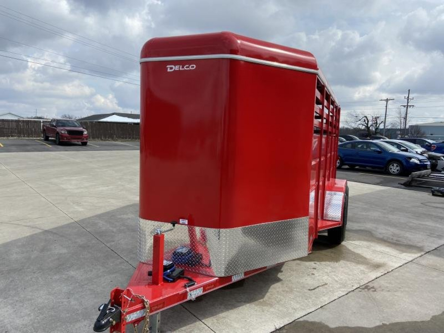 New Delco 6ft 8in X 16ft Livestock Trailer