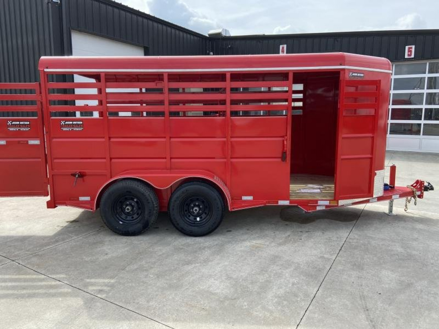 New Delco 6ft 8in X 16ft Livestock Trailer
