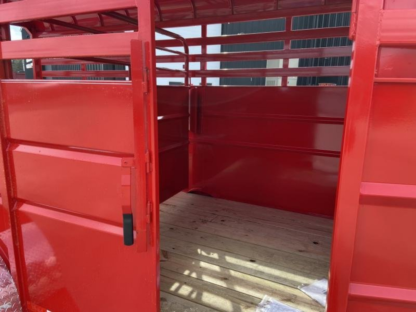 New Delco 6ft 8in X 16ft Livestock Trailer