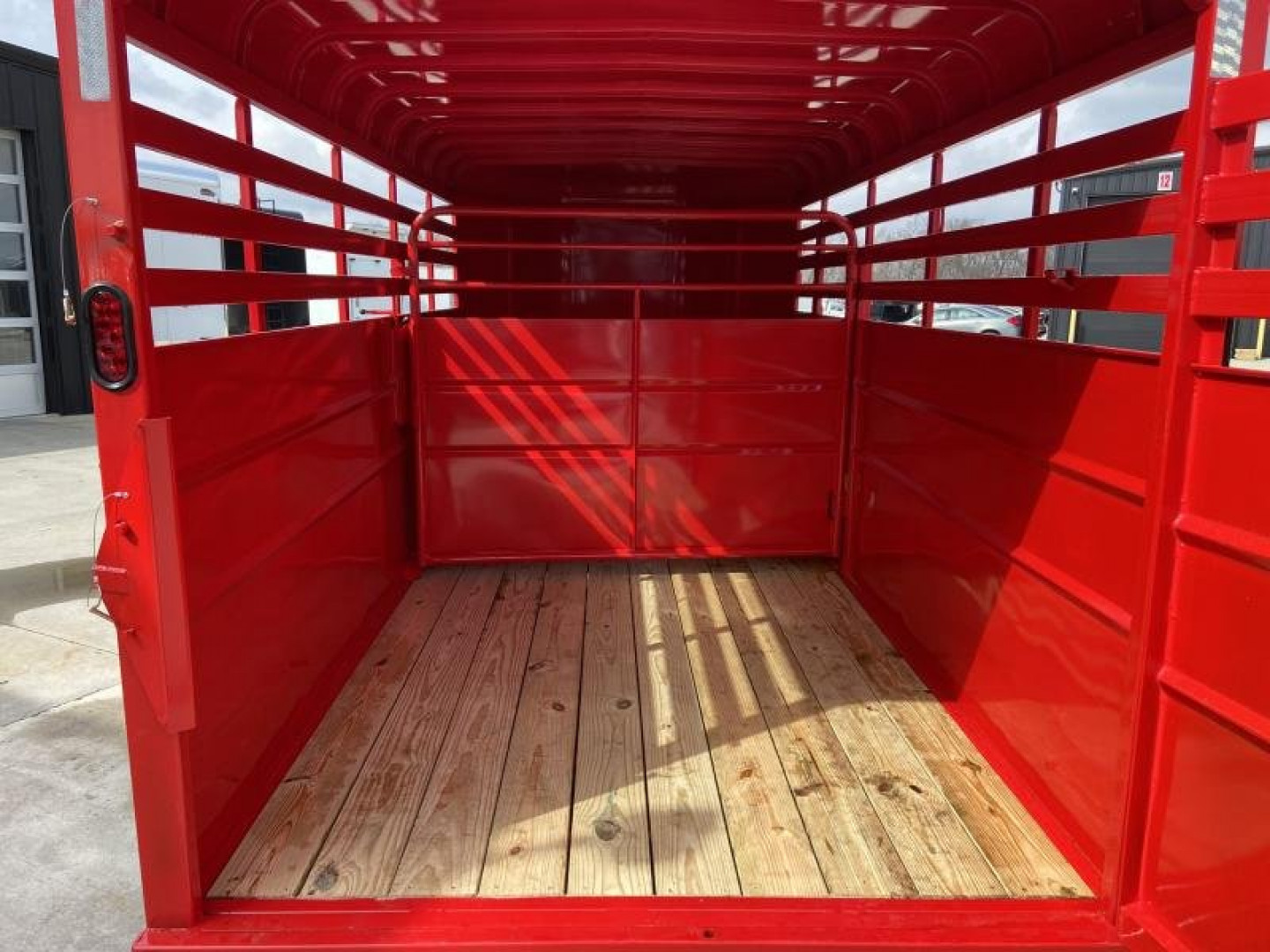 New Delco 6ft 8in X 16ft Livestock Trailer