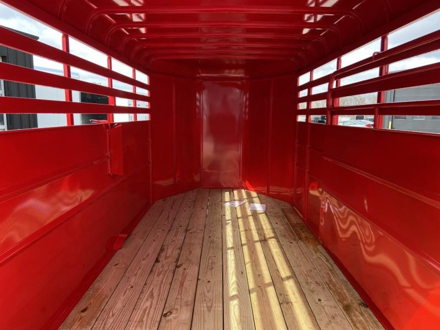 New Delco 6ft 8in X 16ft Livestock Trailer