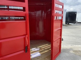 New Delco 6ft 8in X 16ft Livestock Trailer