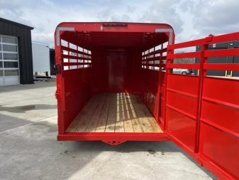 New Delco 6ft 8in X 16ft Livestock Trailer